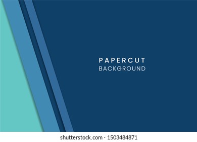 Abstract paper cut style texture for background. Papercut design layout use for banner, business, presentation, flyer, poster, print, card, brochure design, and more. 