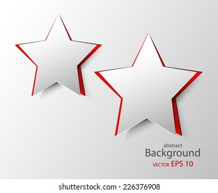 The abstract of the paper cutting .Abstract star