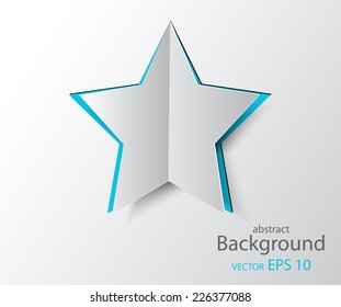 The abstract of the paper cutting .Abstract star