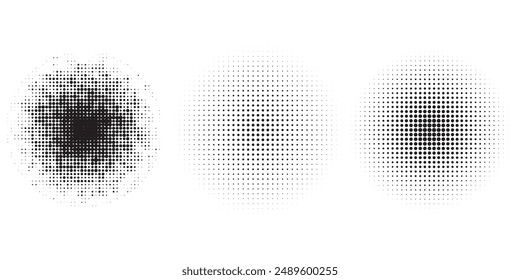 Abstract Paper in Dots Pattern. Monochrome Graphic Design Mockup. vector
