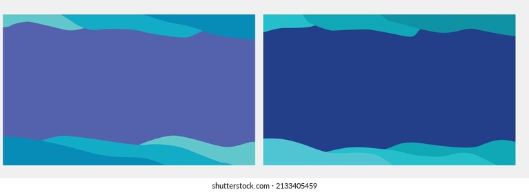 abstract paper frame art set. contrasting color. vector design layout for banner poster presentation