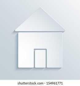 Abstract Paper Graphics of House for Your Own Design