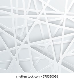 Abstract paper graphics. Vector illustration