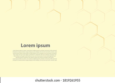 Papel abstracto Patrón de fondo gris hexagonal con espacio de copia. Elementos simples de diseño para la creación de ideas más difíciles.