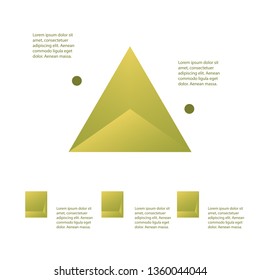 Abstract paper infografics. Vector eps10 illustration