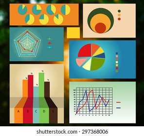 Abstract paper infografics. Vector eps10 illustration