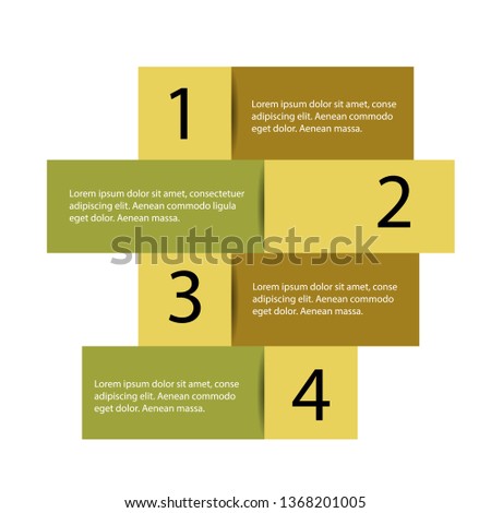 Abstract paper infografics. Vector eps10 illustration