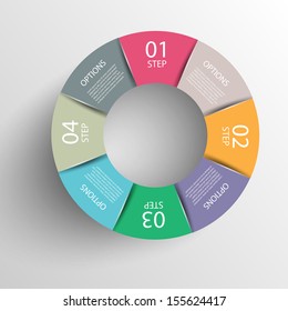 Abstract paper infographic