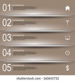 Abstract paper infographic