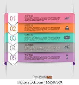 Abstract paper infographic