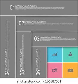 Abstract paper infographic