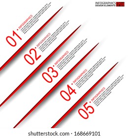 Abstract paper infographic 