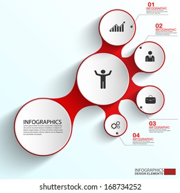 Abstract paper infographic