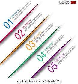 Abstract paper infographic