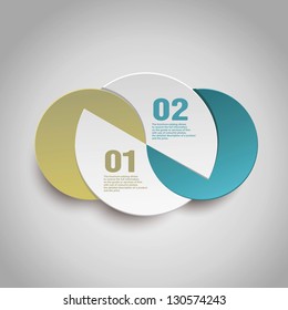 Abstract paper Infographics