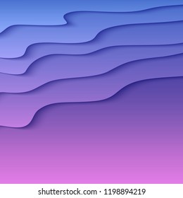 Abstract paper layers background