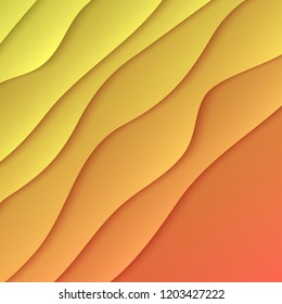 Abstract paper layers background