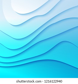 Abstract paper layers background