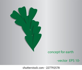 abstract paper leaves