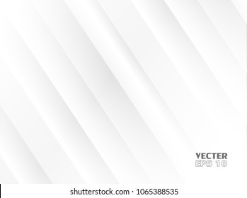 Abstract. paper line square white Background ,light and shadow .Vector