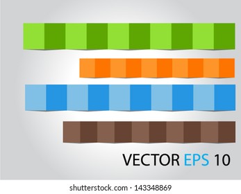 Abstract paper origami style.Vector illustration.