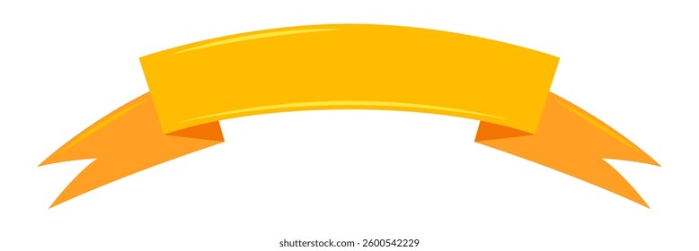 Abstract paper ribbon. Beautiful decorative retro tape.