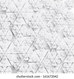 Abstract paper snowflake vector illustration
