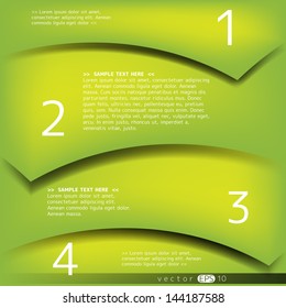 Abstract paper speech bubbles