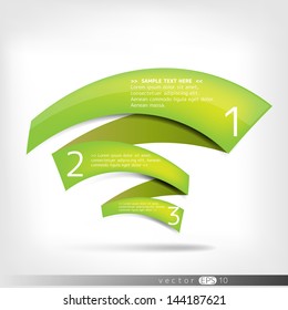 Abstract paper speech bubbles