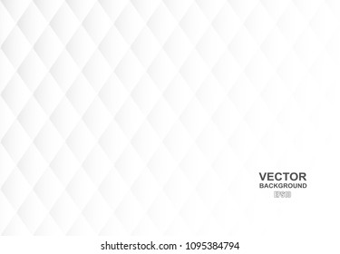 Abstract paper square white Background ,light and shadow ,Vector
