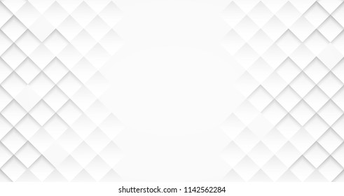 Abstract. paper square white background ,light and shadow .Vector 