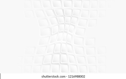 Abstract. Paper square white background ,light and shadow. Vector