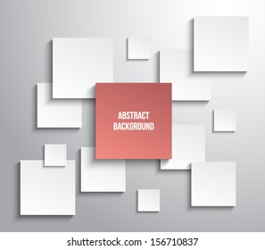Abstract paper squares panel / banners background design for websites or business