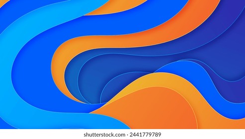 Abstract paper style background vector design in eps 10 