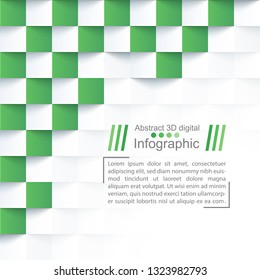 Abstract paper template - origami style. Vector eps 10