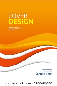 abstract paper wave layer cut background. Book cover design. Annual report layout. Brochure, catalog. Business vector template. Simple Flyer promotion. magazine, Presentation cover.