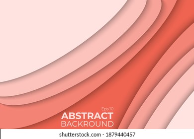 Abstract Papercut 3D Backround For Cover, Poster, And Other