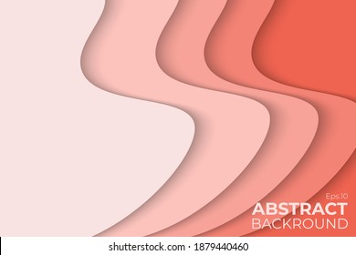Abstract Papercut 3D Backround For Cover, Poster, And Other