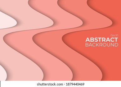 Abstract Papercut 3D Backround For Cover, Poster, And Other