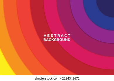 Abstract papercut background with circle shapes