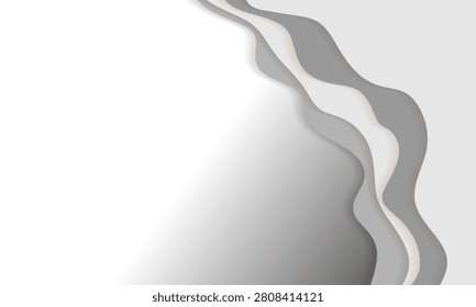 Abstract papercut background design. Template design banner flyer presentations