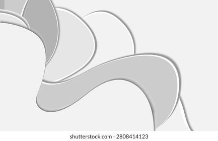 Abstract papercut background design template 


