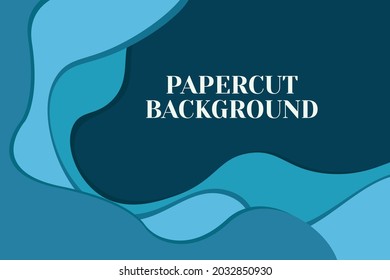 abstract papercut background, modern papercut background