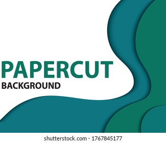 abstract papercut background for poster, all art, wallpapers, sticker, post card and cover