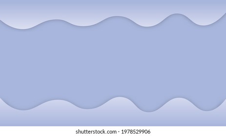 Abstract papercut background vector illustration