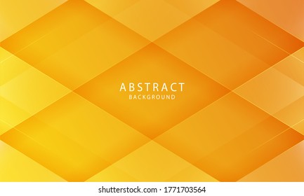 Resumen del vector de fondo del recorte de papel. Fondo naranja diagonal moderno.