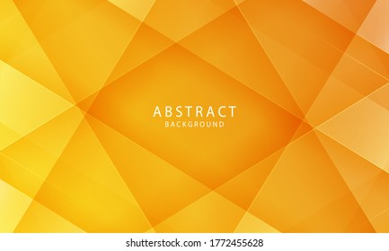Abstract papercut background vector. Modern abstract gradient orange background concept.