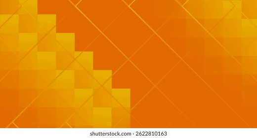 Vetor de fundo de corte de papel abstrato. Moderno abstrato gradiente laranja plano de fundo conceito. ilustração vetorial