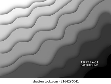 Abstract papercut background. wave vector 3d design organic layers. layout blank use for text message presentations. flyer wallpaper.