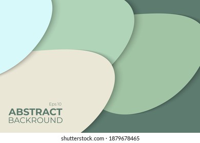 Abstract Papercut Backround For Cover, Poster, And Other